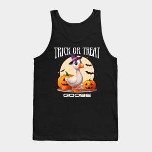 Trick Or Treat With Cute Goose Tank Top